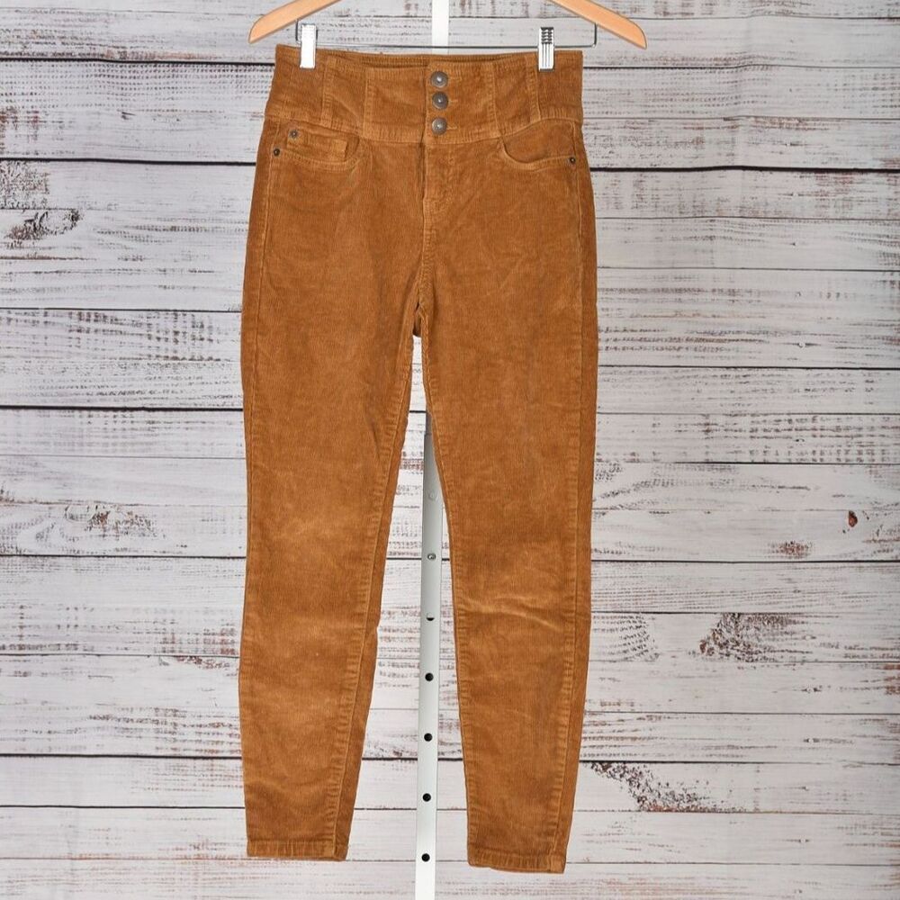 NOBO High Rise Sculpting Skinny Tan Corduroy Pant Size 7